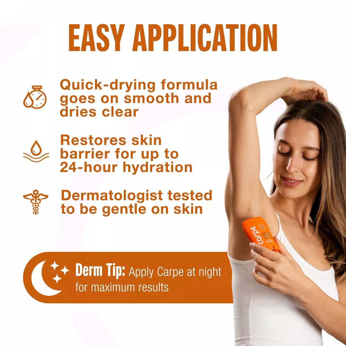 Carpe Women'S 100HR Clinically Tested Sweat & Odor Control Underarm Antiperspirant Deodorant - 1.76Oz
