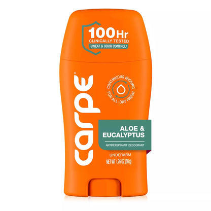 Carpe Men'S 100HR Clinically Tested Sweat & Odor Control Underarm Antiperspirant Deodorant - 1.76Oz