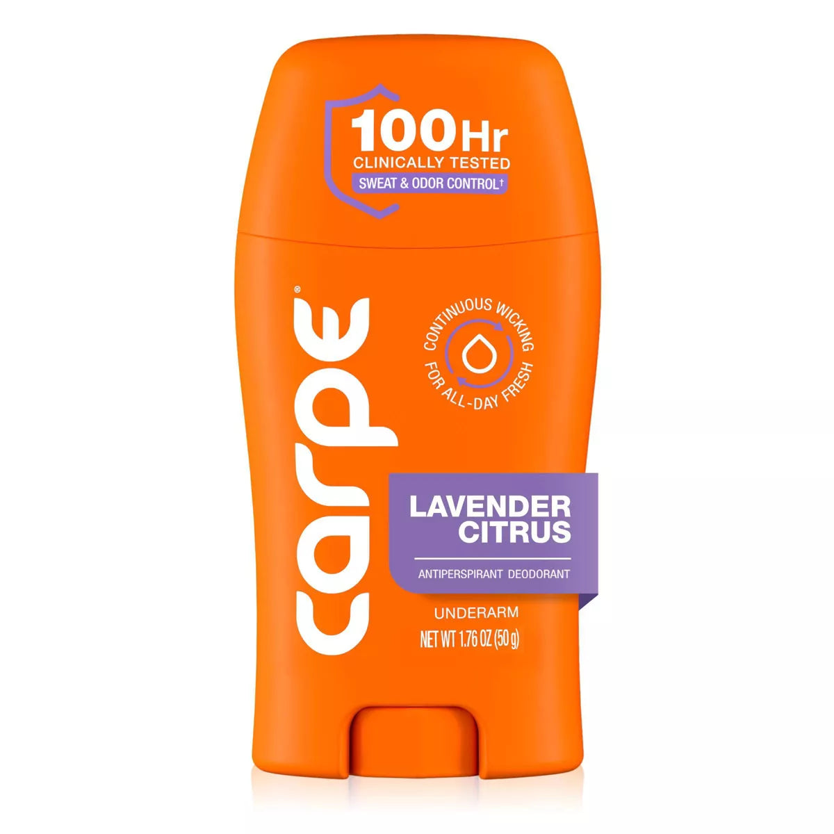 Carpe Women'S 100HR Clinically Tested Sweat & Odor Control Underarm Antiperspirant Deodorant - 1.76Oz