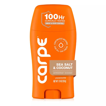 Carpe Men'S 100HR Clinically Tested Sweat & Odor Control Underarm Antiperspirant Deodorant - 1.76Oz