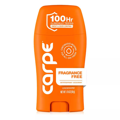 Carpe Women'S 100HR Clinically Tested Sweat & Odor Control Underarm Antiperspirant Deodorant - 1.76Oz