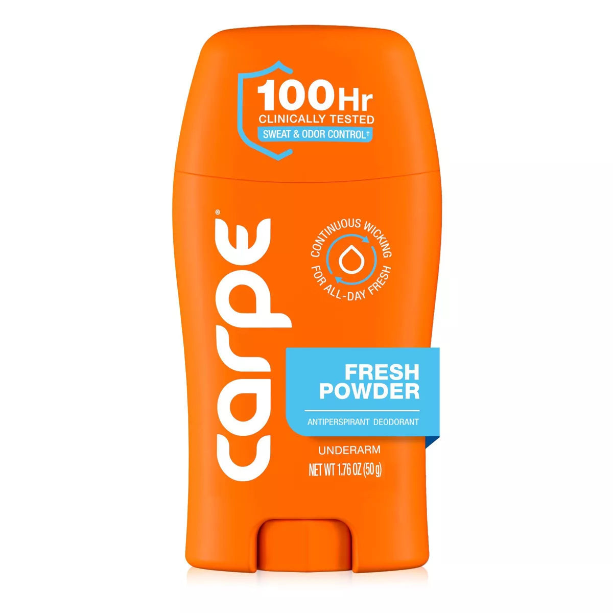 Carpe Women'S 100HR Clinically Tested Sweat & Odor Control Underarm Antiperspirant Deodorant - 1.76Oz