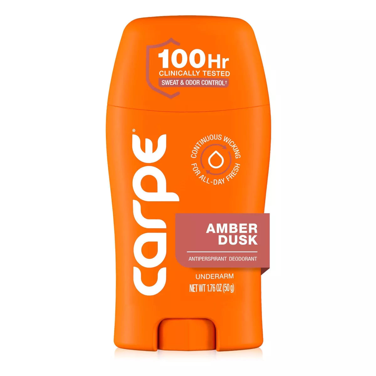 Carpe Men'S 100HR Clinically Tested Sweat & Odor Control Underarm Antiperspirant Deodorant - 1.76Oz