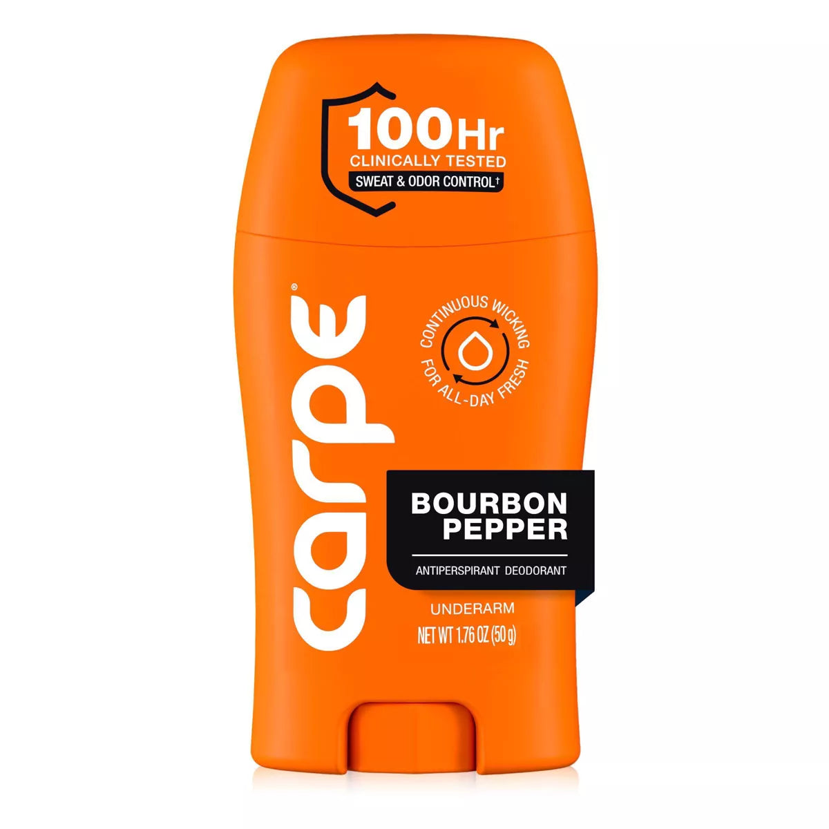 Carpe Men'S 100HR Clinically Tested Sweat & Odor Control Underarm Antiperspirant Deodorant - 1.76Oz
