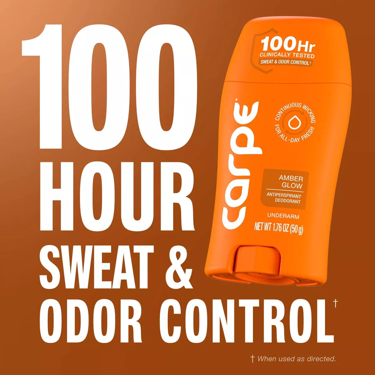 Carpe Women'S 100HR Clinically Tested Sweat & Odor Control Underarm Antiperspirant Deodorant - 1.76Oz